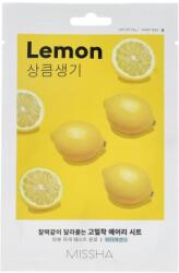 Missha Airy Fit Sheet Mask Lemon arcmaszk minden bőrtípus 19 g uniszex