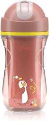 Chicco Sport Cup 14m+ bögre szívószállal Pink 266 ml