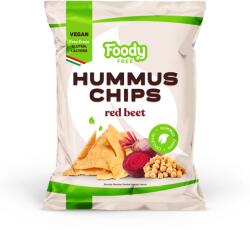 Foody hummuszchips 85g céklával gm, lm, vegán