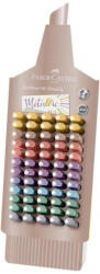 Faber-Castell Display 60 bucati textmarker metalizat pen shape 1546 Faber-Castell FC254677 (FC254677)