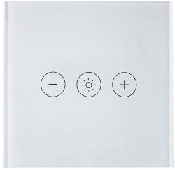 SmartWise Dimmer WiFi-s, fényerőszabályzós, érintős okos villanykapcsoló, fehér