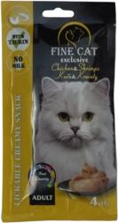 Fine Cat Recompense cremoase pentru pisici Fine Cat Exclusive, Pui si creveti, 4 x 15g (8052)