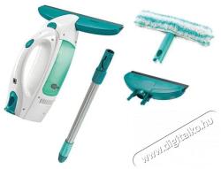 Leifheit Window Cleaner moppal és 43 cm-es rúddal + 17 cm-es szívófej, fekete Ablaktisztító