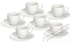 Tognana GOLF kávéscsészekészlet csészealjakkal, 6 db, 90 ml