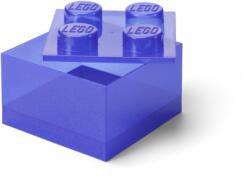 LEGO® Cutie de depozitare LEGO 4 cu capac - mov sclipitor (SL40090800)