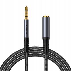JOYROOM Audio Kábel Joyroom SY-A09 1.2M Mini Jack 3.5MM Női/férfi Fekete Aux (6956116773823)