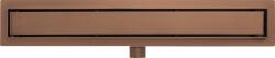 Roltechnik 700 mm rozsdamentes zuhanyfolyóka, szálcsiszolt bronz RRF-BC-700 (RRF-BC-700)