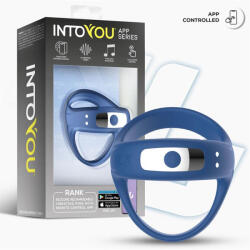 INTOYOU Rank okos vibrációs pénisz és heregyűrű (APP-os) (kék) - szeresdmagad