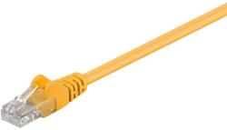 Goobay U/UTP CAT5e Patch Kábel 25m - Sárga (95634) (95634)