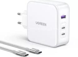 UGREEN USB-A+2USB-C 140W fehér hálózati töltő (USB-A+2USB-C) (USB-A+2USB-C)