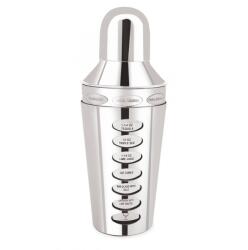 KINGHOFF Shaker Kinghoff KH 1393, 600 ml, 8 recept, Rozsdamentes acél, Ezüst (KH1393)