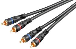 Goobay 50032 2x RCA apa - 2x RCA apa Kábel (1.5m) (50032) (50032)