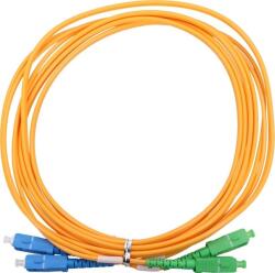 Extralink EX. 31032 Optikai patch kábel SC/APC-SC/UPC Duplex 2m - Sárga (EX. 31032) (EX.31032)