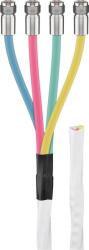 Goobay 67330 Type-F antenna kábel 10m - Fehér (67330) (67330)