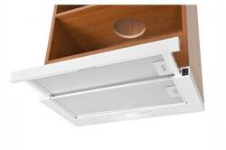 Operis MUNDO fehér Teleszkópos páraelszívó, fehér front, fehér festett ház, 60 cm (214000)