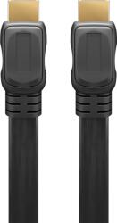 Goobay 61278 HDMI - HDMI 2.0 Lapos kábel 1.5m - Fekete (61278) (61278)