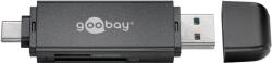 Goobay 58261 USB 3.0/USB-C Külső kártyaolvasó (58261) (58261)