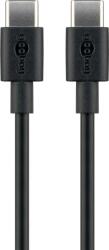 Goobay 66318 USB-C apa - USB-C apa 2.0 Adat és töltőkábel - Fekete (1m) (66318) (66318)