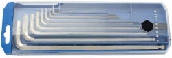 Unior Set chei hexagonale in L Unior 220/3SLPB2, cap sferic, 2 - 10mm, 8 piese (UN610917) - constructii-mag Cheie imbus