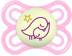 MAM Perfect Night szilikon játszócumi 2-6 hó (lányos)