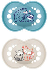 MAM Original szilikon játszócumi 6 hó+, 2 db (fiús)