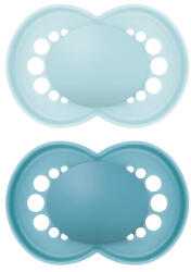 MAM Original Unprinted szilikon játszócumi 16 hó+, 2 db (fiús)