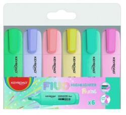 Keyroad Set evidențiator pastel KEYORAD, 6 bucăți, culori mixte