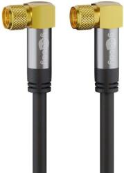 Goobay 70567 Type-F antenna kábel 1m - Fekete (70567) (70567)
