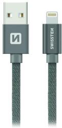 SWISSTEN 71523204 USB-A apa - Lightning apa Adat- és töltőkábel 1.2m - Kék (71523202) (71523202)