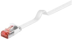 Goobay U/UTP CAT6 Lapos patch kábel 3m Fehér (94918) (94918)