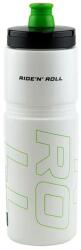 BikeFun Ride'n'Roll műanyag kulacs, 750 ml, csavaros, Elite, fehér