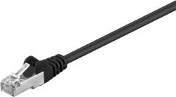 Goobay 68671 SF/UTP Cat5e RJ45 Patch kábel 3m - Fekete (68671) (68671)