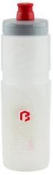 BikeFun Ride'n'Roll műanyag kulacs, 750 ml, csavaros, Elite, átlátszó-piros