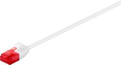 Goobay U/UTP CAT6 Lapos patch kábel 3m - Fehér (93694) (93694)