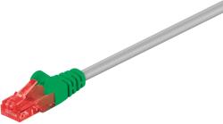 Goobay U/UTP CAT6 Crossover patch kábel 1m - Szürke (68471) (68471)