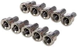 Silverline Tools 10 db-os gipszkarton csavar készlet ütközővel, PH2, króm-vanádium acél (950128) (950128)