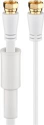 Goobay 67298 Type-F antenna kábel 10m - Fehér (67298) (67298)