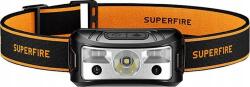SUPERFIRE HL05-K Vízálló LED Fejlámpa 120 Lumen - Narancs / Fekete (070823) (070823)