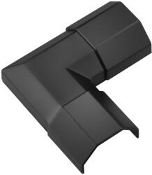 Goobay 90781 Kábelcsatorna sarokkapocs 33x18mm - Fekete (90781) (90781)