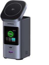 UGREEN Nexode QI2 Power Bank USB-A + Type-C / 20000mAh 145W - Szürke (35527B) (35527B)