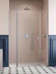 Radaway Nes Brushed Nickel DWJS szálcsiszolt króm zuhanyajtó 120 átlátszó balos (10038120-91-01L)