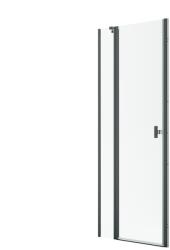 Radaway Nes Brushed GunMetal DWJ II szálcsiszolt fegyvermetál zuhanyajtó 120 átlátszó balos (10036120-92-01L)