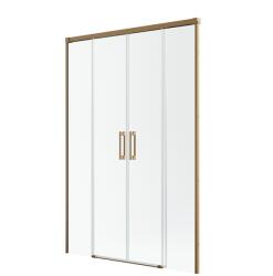 Radaway Idea Brushed Copper DWD szálcsiszolt réz zuhanyajtó 190 átlátszó (387129-93-01)