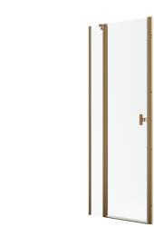 Radaway Nes Brushed Copper DWJ II szálcsiszolt réz zuhanyajtó 110 átlátszó balos (10036110-93-01L)
