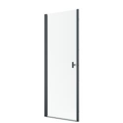 Radaway Nes Brushed GunMetal DWJ I szálcsiszolt fegyvermetál zuhanyajtó 90 átlátszó jobbos (10026090-92-01R)