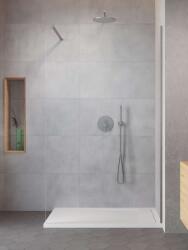 Radaway Modo X Brushed Nickel II Walk-in szálcsiszolt króm zuhanyfal 125 átlátszó (389325-91-01)