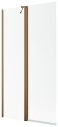 Radaway Nes Brushed Copper PND II szálcsiszolt réz kádparaván 110 átlátszó balos (10009110-93-01L)