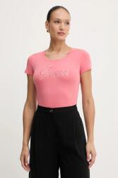 Guess t-shirt narancssárga, W5YI46 J1314 - narancssárga M