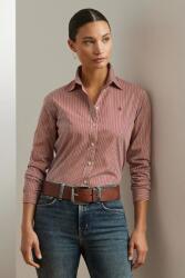 Ralph Lauren pamut ing galléros, piros, slim, 200970780 - piros XS