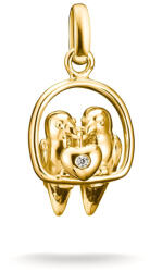 Thomas Sabo Aranyozott szerelmesmadarak connect medál - CC1240-414-14 (CC1240-414-14)